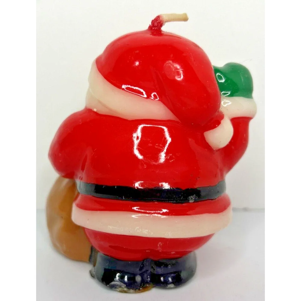 Vintage Russ Santa Claus Christmas‎ Candle 3